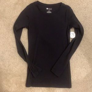 NWT Black Stylus Long Sleeve Top